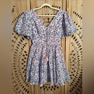 Jessica Simpson Faeryn Floral Mini Dress